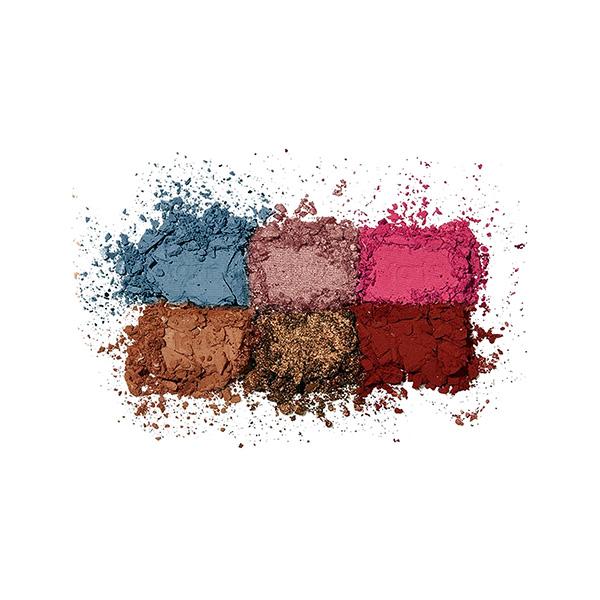 Matt Look 13 Shades Mindful Eyeshadow Baked Highlighter Blush Makeup Palette Smooth Blendable Colors- 03 16.5 gm - Face Palettes