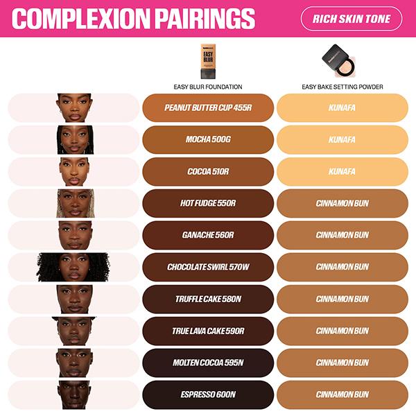 Huda Beauty Easy Blur Natural Airbrush Foundation Cinnamon 440G 30 ml - Foundation