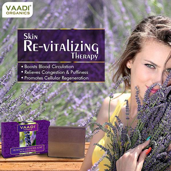 Heavenly LAVENDER SOAP with Rosemary extract 75 gm - Soaps