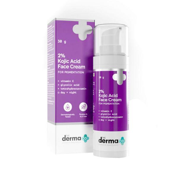 Netmeds | The Derma Co. 2 Percent Kojic Acid Cream Face Cream Vitamin C 30gm