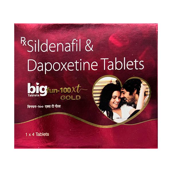 Netmeds | BIGFUN 100 XT GOLD Tablet 4's