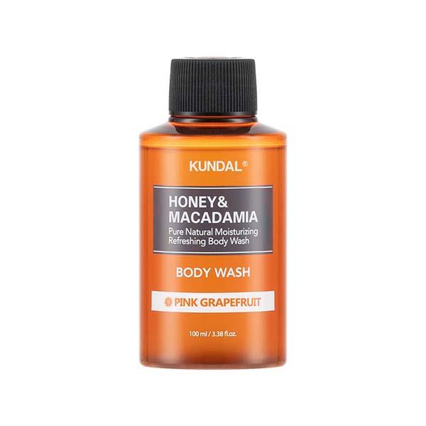 Kundal Honey & Macadamia Pure Body Wash Pink Grapefruit 100 ml - Shower Gels & Body Wash