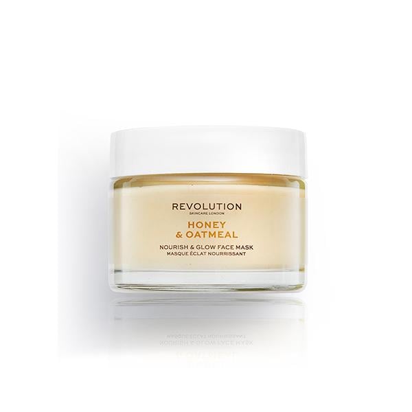 Revolution Skin Honey & Oatmeal Nourish & Glow Face Mask 50 ml - Masks & Peels