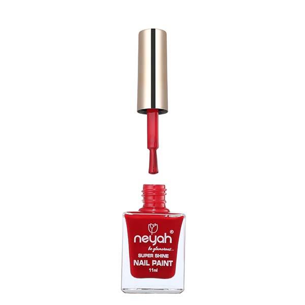 Neyah Super Shine Nail Paint Crimson Hue-132 11ml - Nail Polish