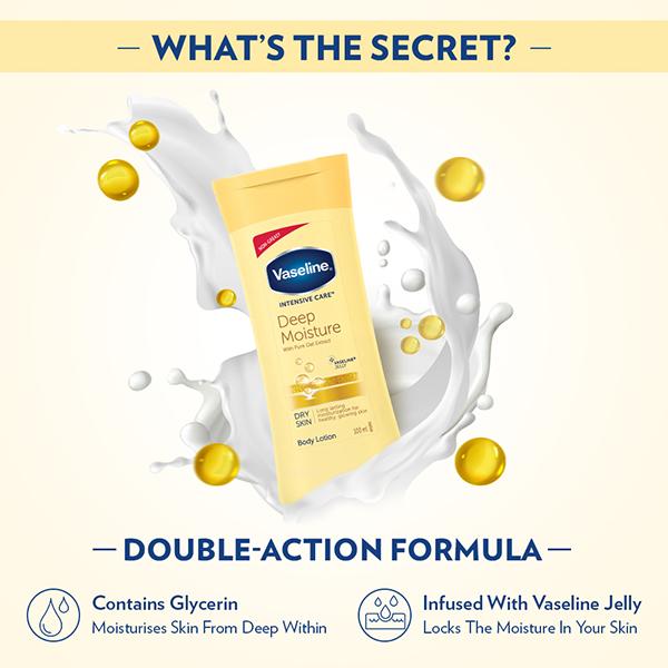 Vaseline Intensive Care Deep Moisture Serum In Lotion For Dry Skin 90 ml - Lotions & Creams