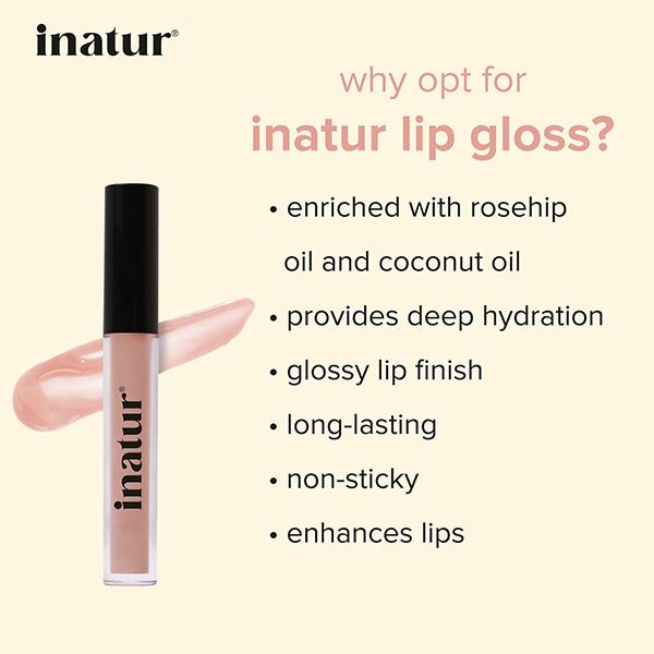 Inatur Lip Gloss - Angelic (L2) 2ml - Lip Glosses