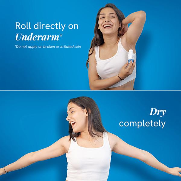 Be Bodywise 4% Aha Bha Underarm Roll On - Floral Fragrance 50 ml - Women Deodorants/Roll-Ons