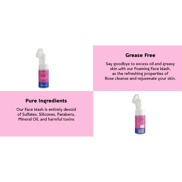 Ancel Himalayan Rose Foaming Face Wash 100 ml - Face Washes