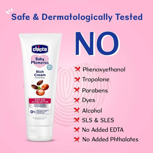 Chicco Baby Moments Rich Cream 100 ml - Creams, Lotions & Oils