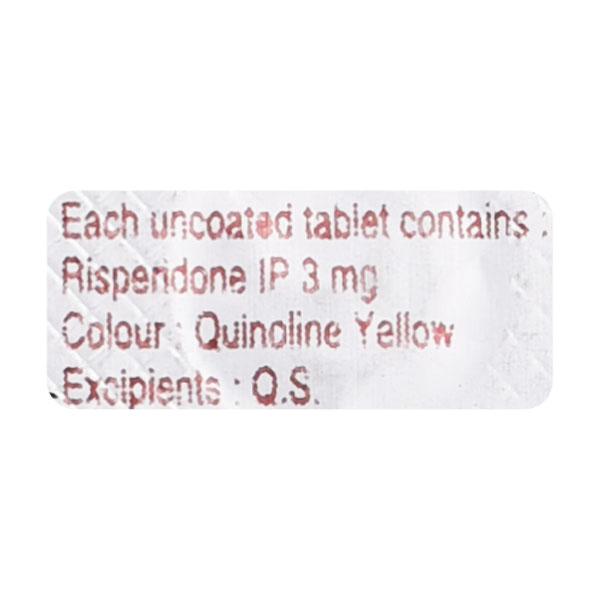 Risdone 3mg Tablet 10'S - Schizophrenia-Aps