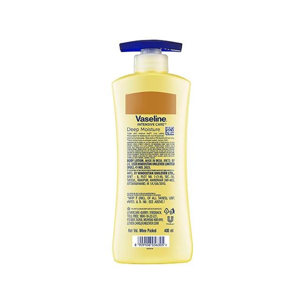 Vaseline Deep Moisture Body Lotion for Cushion Soft Skin With Ceramides Hyaluron 400 ml - Lotions & Creams