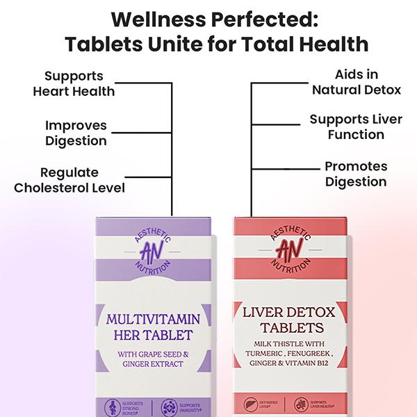 Aesthetic Nutrition Liver Detox Multivitamin Him Tablets 2's - Multi-Vitamins
