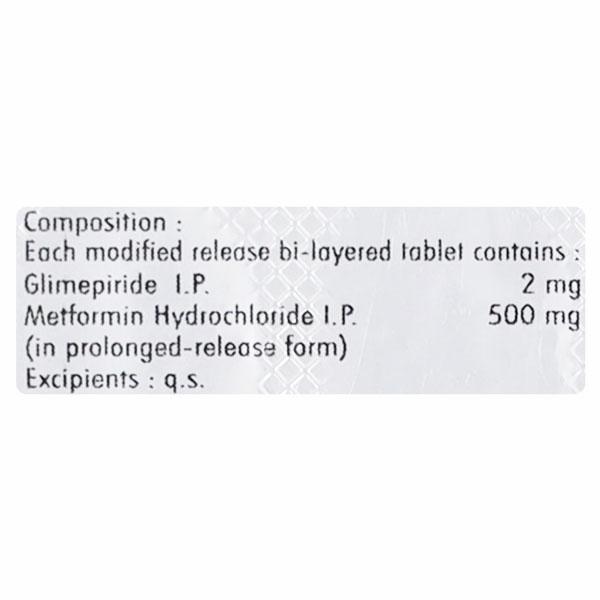 BIOPRIDE M 2 Tablet 10's - Diabetes-Ant