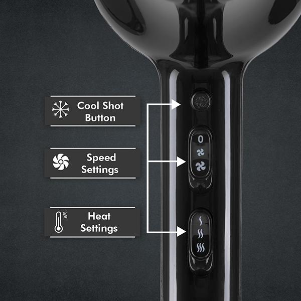 VEGA Professional Pro Dry 2200-2400W Hair Dryer for Salon Professionals and Styling at Home,VPMHD-03 1's - Hair Dryers