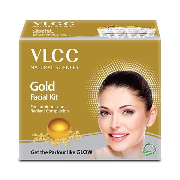 Netmeds | VLCC  New Gold Single Facial Kit 60 gm