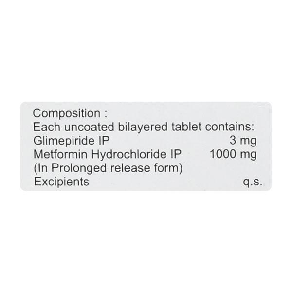 Glimestar M3 Forte Tablet 10'S - Diabetes-Ant