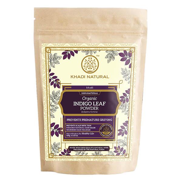 Netmeds | KHADI NATURAL INDIGO LEAF ORGANIC POWDER 100 gm