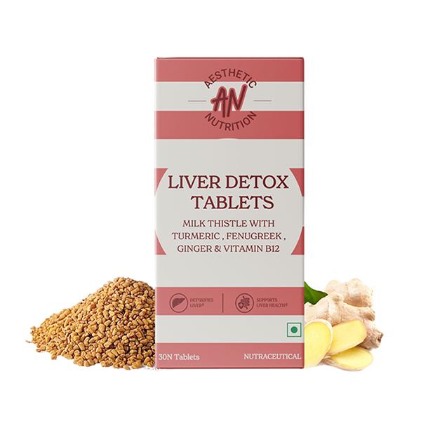Netmeds | Aesthetic Nutrition Liver Detox Tablets - Detoxify And Support Liver Health 30 Tablets 1's