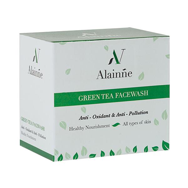Alainne Green Tea Facewash 125 gm - Face Washes