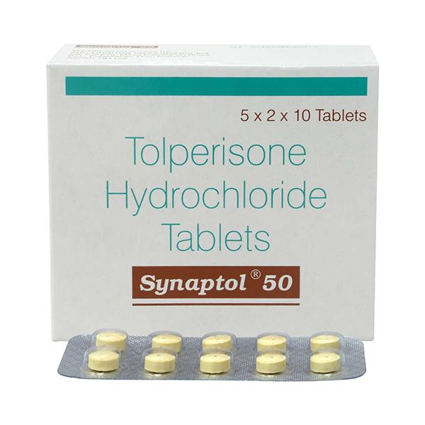 Synaptol 50mg Tablet 10'S - Muscle Cramps/Spasticity-Mus