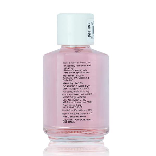 Faces Canada Nail Enamel Remover 30 Ml - Nail Polish Remover