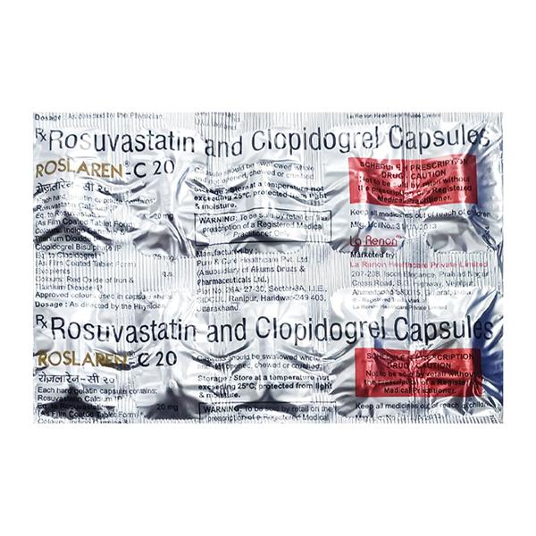 ROSLAREN C 20 Capsule 10's - Blood Clot-Ant