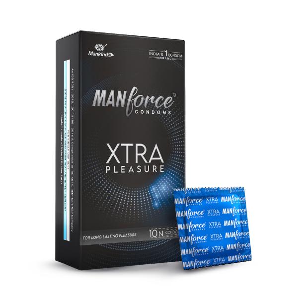 Netmeds | Manforce Xtra Pleasure Condoms 3's