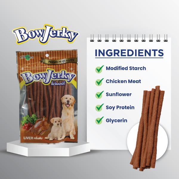 Rena BowJerky Liver Sticks 200 gm - Petfood