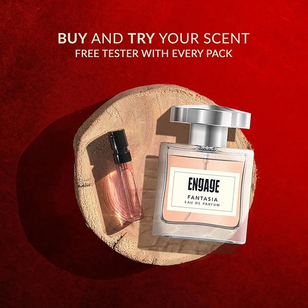 Engage EDP Fantasia 100ml+3ml Vial 1's - Women Perfumes (Edt/Edp)