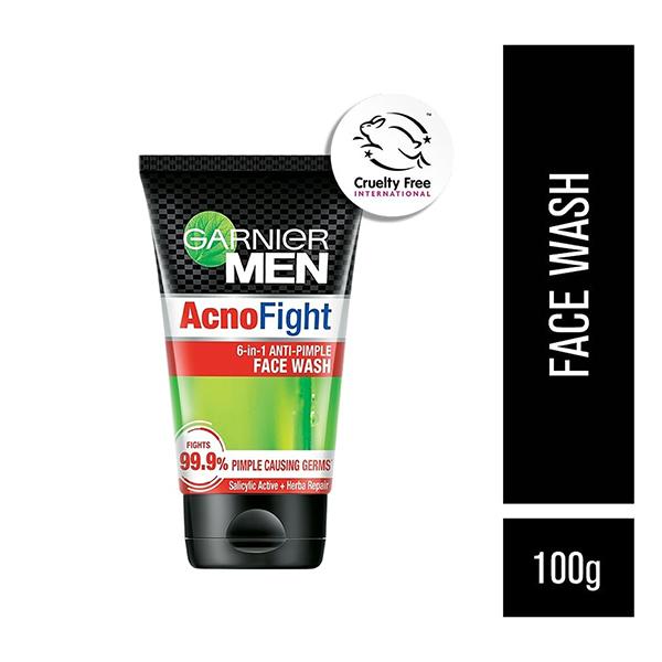 Netmeds | Garnier Men Acnofight Anti Pimple Face Wash 100 gm
