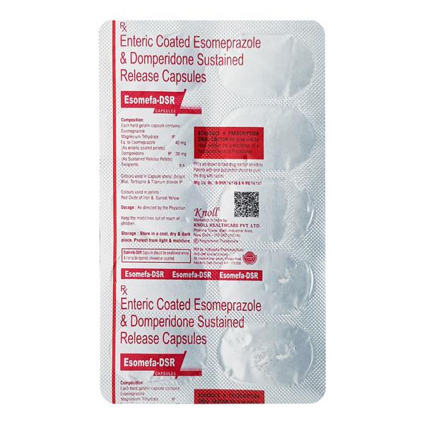 ESOMEFA DSR Capsule 10's - Ulcer/Reflux/Flatulence-Aaa
