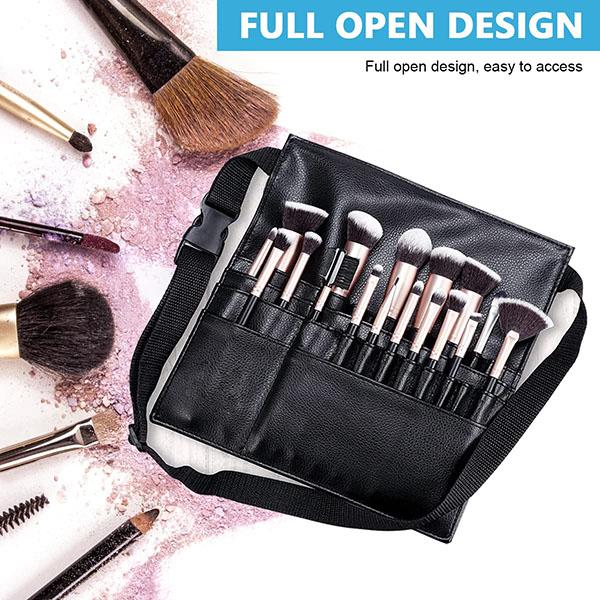 Bronson Professional Makeup Brush Pouch Belt Waist Shoulder Strap Organizer 22 Pockets 1's - Makeup Pouches