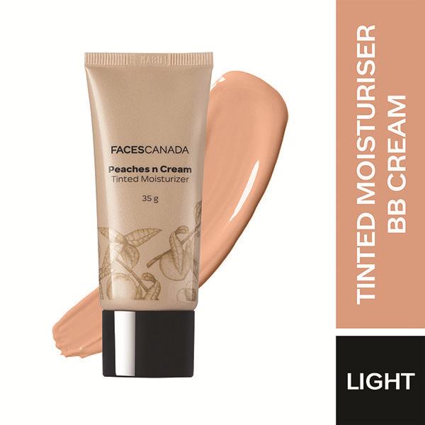 Netmeds | Faces Canada Peaches N Cream Tinted Moisturizer - Light 01, 35gm