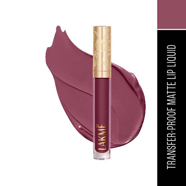 Lakme Rouge Bloom Matte Lip Liquid Power Petal 304 3.5 ml - Liquid Lipsticks