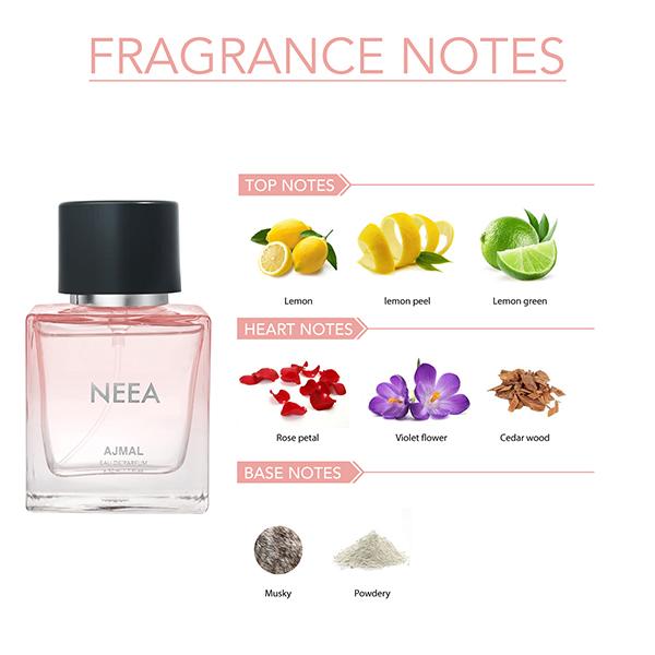 Ajmal Neea Eau De Parfum Floral Perfume 50 ml - Women Perfumes (Edt/Edp)