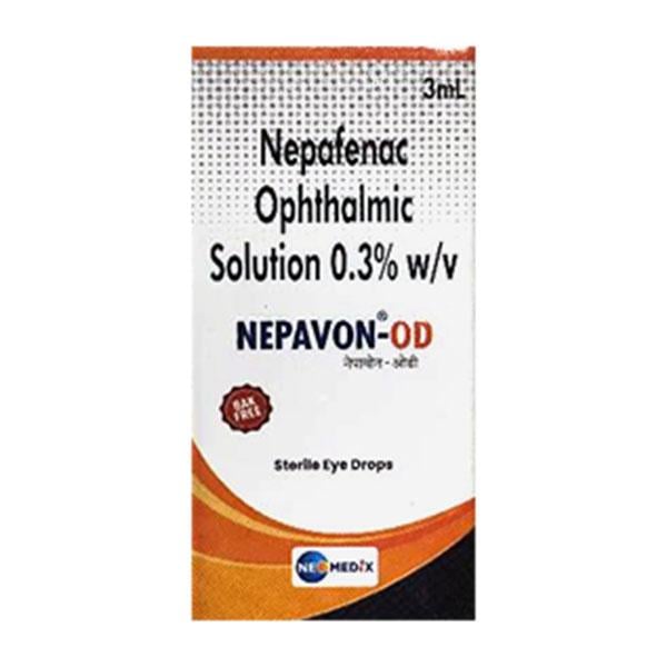Netmeds | NEPAVON OD BAK FREE Eye Drops 3ml