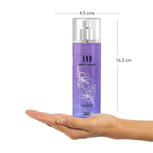 And Crafted By Ajmal Pretty Vogue Fragrance Mist 200 Ml - Body Mist/Spray