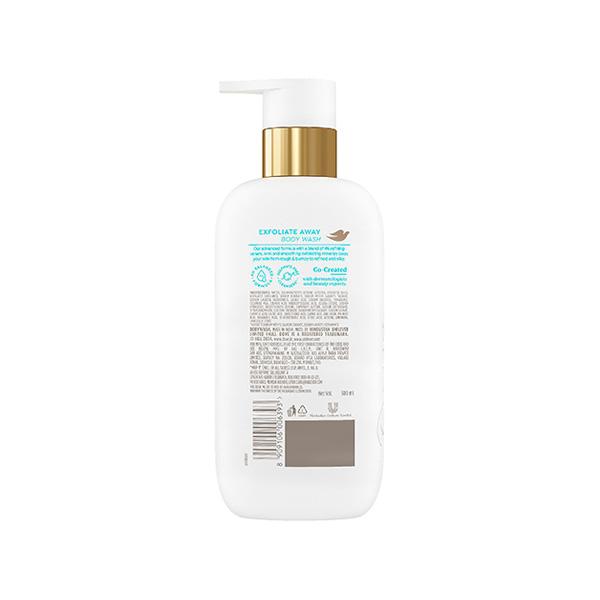 Dove 4% Refining Serum + AHA Exfoliate Away Serum Body Wash, 300 ml - Shower Gels & Body Wash