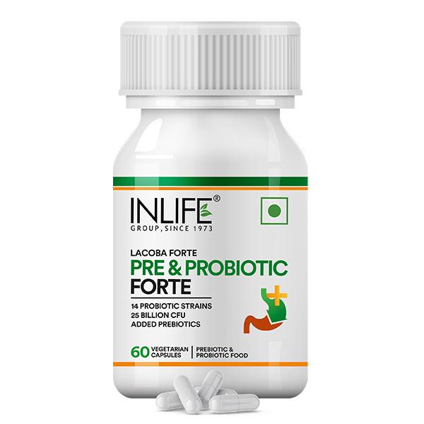 Netmeds | Inlife Pre & Probiotic Forte Veg Capsule 60's