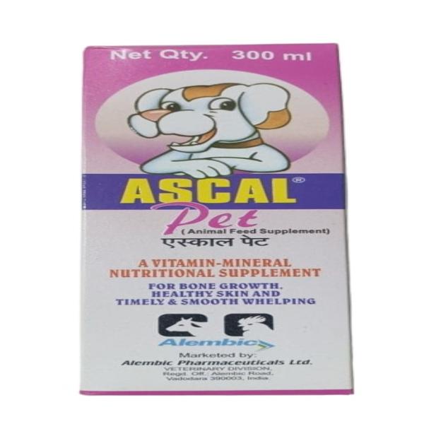 Netmeds | Ascal Pet Animal Feed Supplement 300 ml