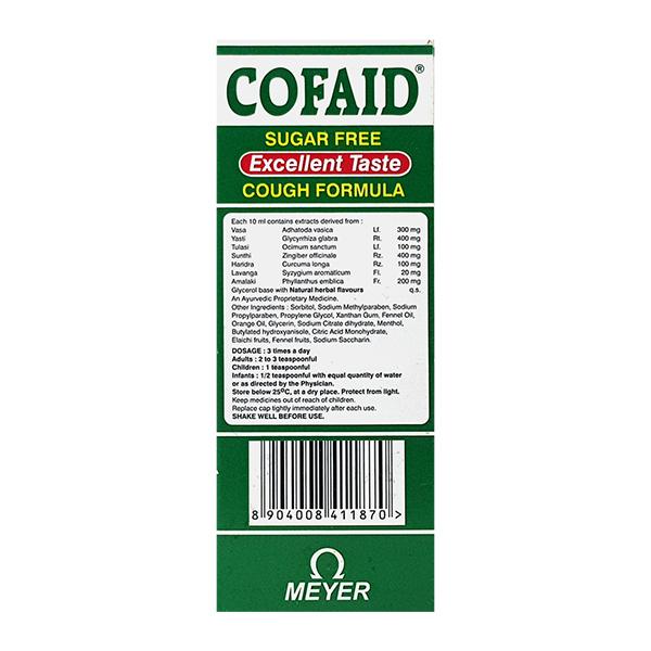 Cofaid Sugar Free Cough Formula 100ml - Asthma/COPD-Ast