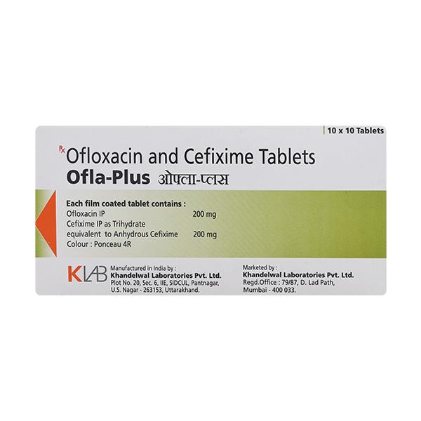 OFLA PLUS Tablet 10's - Bacterial Infections-Cep