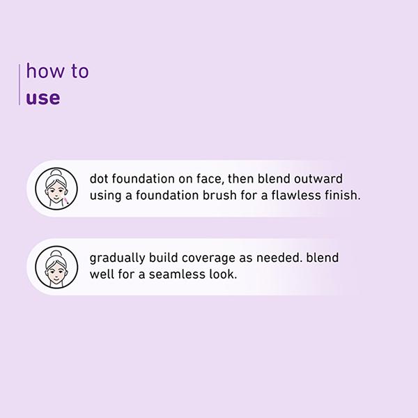 Plum Soft Blend Foundation Brush 01 1 Nos - Face Brush