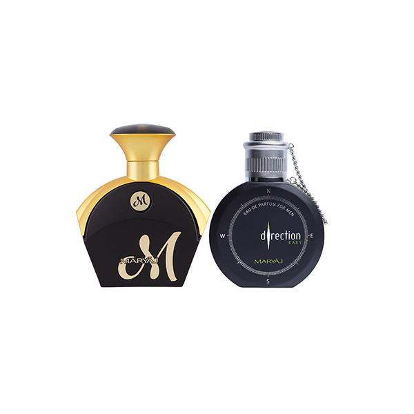 Netmeds | Maryaj M For Her EDP Fruity Floral Perfume And Maryaj Direction East EDP Citrus Spicy Perfume 190 ml