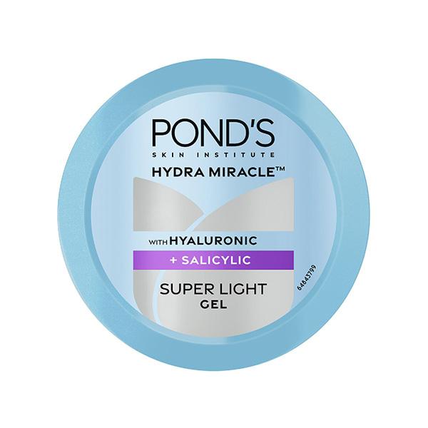 Pond's Hydra Miracle Super Light Gel with Hyaluronic Acid & Salicylic 200 gm - Face Moisturizers