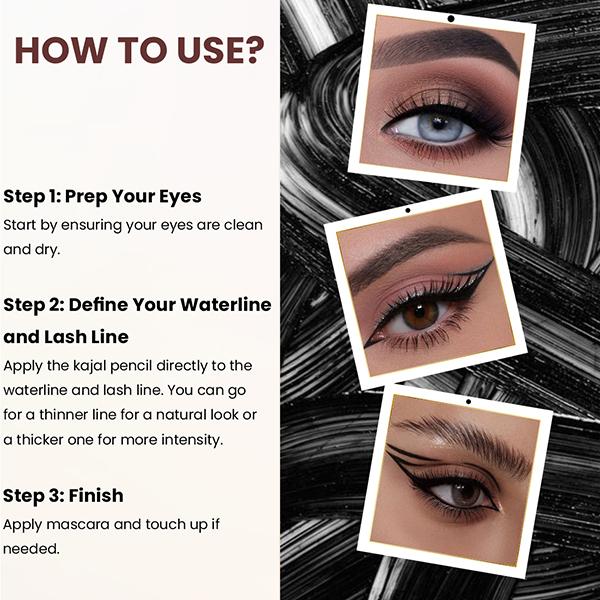 Matt Look Eye Love It Kohl Pencil Eyeliner & Kohl Kajal Golden Brown-07 0.2 gm - Eyebrow Pencils & Enhancers