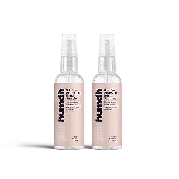 Just Human 24 Hour Protection Hand Sanitizer (Pack of 2 x 50 ml) - Hand Sanitizer