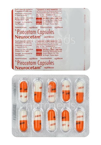 Netmeds | Neurocetam 400mg Capsule 10'S