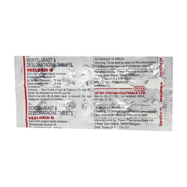 Dezlorid M Tablet 10'S - Allergies-Ant