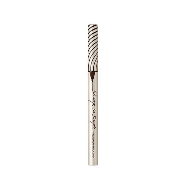 Clio Sharp So Simple Waterproof Pencil Liner 002 Brown 0.14 gm - Eyeliners